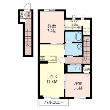 カサ ベラーノ Ⅲ 202号-16