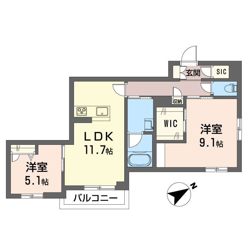 ヴィラ ダブリュー タッソ 301号-7
