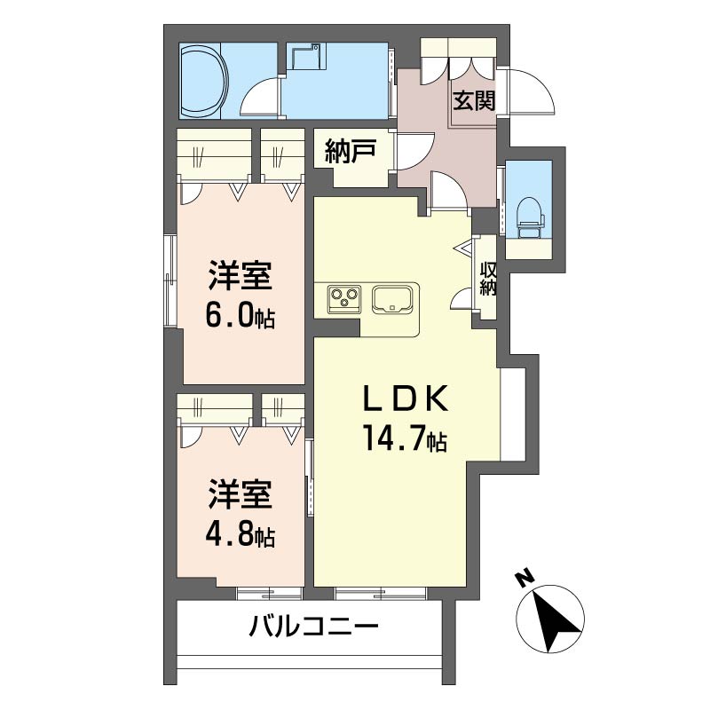 フォンテーヌ　ツルセ206-2