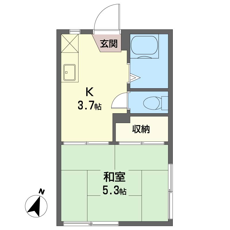 ウハラハイツ A 103号-1