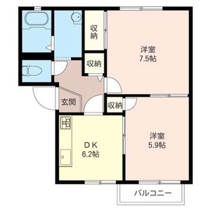 エステート宮久保Ｂ 102号室