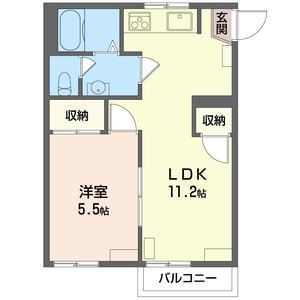クレールハイツ 202号室