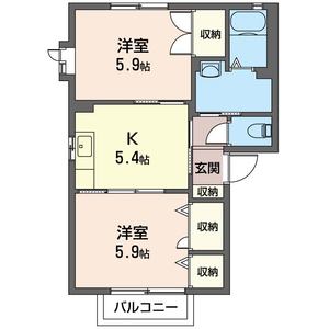 バ－ンホム長谷川Ｃ 101号室