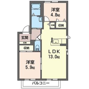 グリーンベルデＢ 101号室