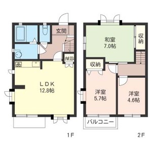 ヴィラ・アベリアＢ棟 102号室