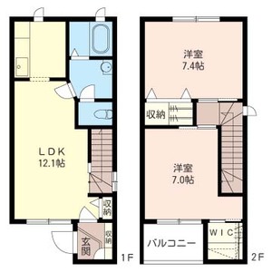 プリマ請西Ｗ棟 102号室
