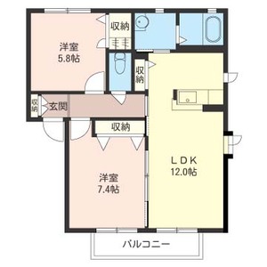 ベイサイド海楽Ａ 202号室