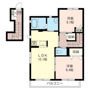 シャーメゾン三矢小台Ⅱ 202号室