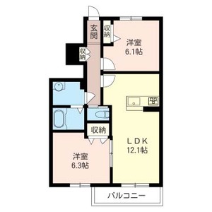 Ｌａ　Ｖｉｅ　Ｃｌａｉｒｅ 102号室