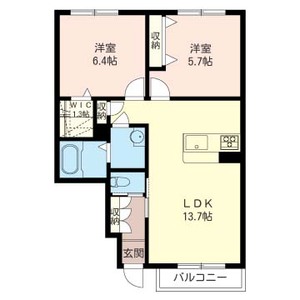 ハピネスガーデンⅥ 102号室