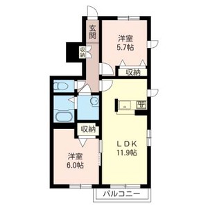 ルシアⅢ 101号室