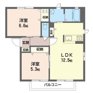 テール・ドゥ 202号室