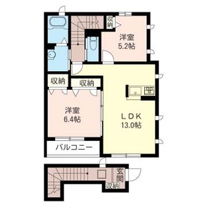 グリシーナ 201号室