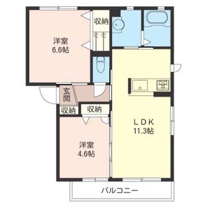 ツインコートⅡ 202号室