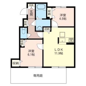 ラヴィエールⅡ 101号室