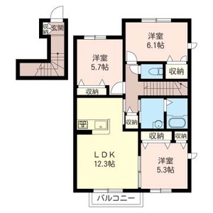 クレイラＢ 203号室