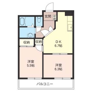 センパークＢ 201号室