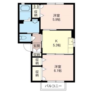 ルミエールＥ 202号室