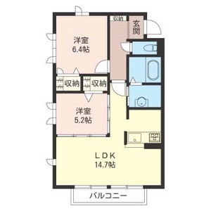 ボー・セジュールⅢ番館 206号室