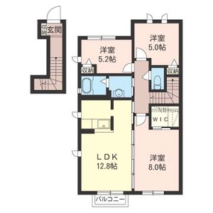 ジェンティーレ　Ａ 202号室