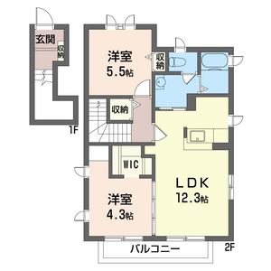 レフィナードＢ 202号室