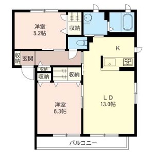アルトほたる野Ａ棟 102号-16
