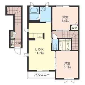 フレ．エ．ペシェ　Ⅱ 201号室