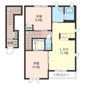 フレ．エ．ペシェ　Ⅱ 202号室
