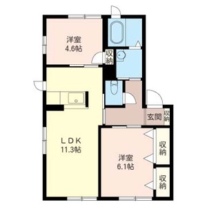 請西ヒルズA 102号-16
