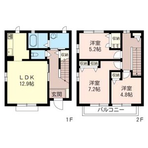 クラヴィエ　タウン　スリジエ　Ｂ 101号-2