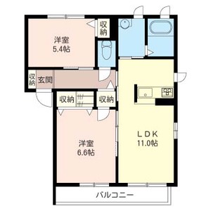 ティーズハウスＢ 102号室