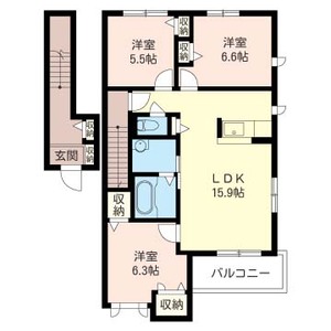 Ｅｌ　ｃｉｅｌｏ　ａｚｕｌ　Ｂ 202号室