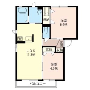 メゾン　ド　ソレーユ　Ｂ棟 201号室