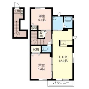 パークサイドヒルズＣ 201号室