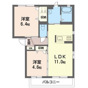 クレスト　モネ　Ｃ 102号室