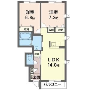 ルミノシーテＢ 102号室