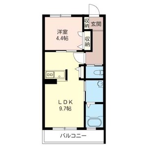 エクレール田中Ⅱ 205号室