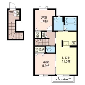 シャーメゾン扇　Ⅲ番館 203号室