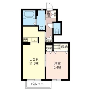シャーメゾン扇　Ⅱ番館 105号室