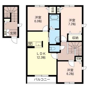 ヴィラーチェ東太田Ａ 203号室