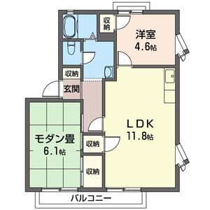 フレグランスニューマツド 205号室