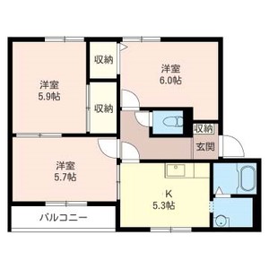 アド・ザックス本城Ｂ 201号-14