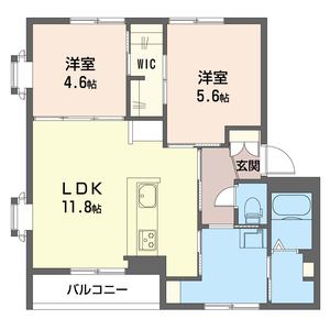 グランメ－ル１０９Ａ棟 102号室