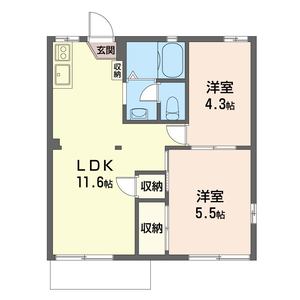 リブウェル六高Ｅ 101号室