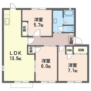 リブウェル六高Ｄ 102号室