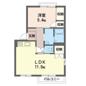 グランドール梅郷Ａ 201号室