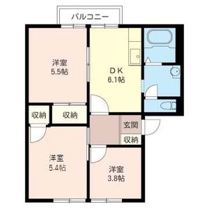 ハイツサンモールⅡ 203号室