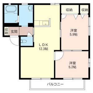 エルメスひたち野Ａ 102号室