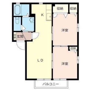 パークサイド絹の台Ｄ 102号-15