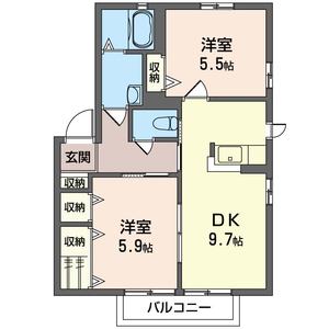 フォレスト・ビュー　Ｂ 202号室